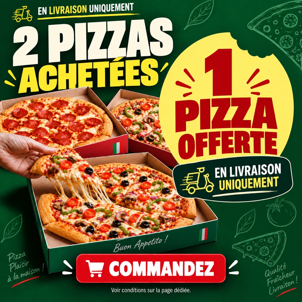 offre de pizza dans la zone du blanc mesnil drancy et aulnay sous bois Padrino pizzeria du 93